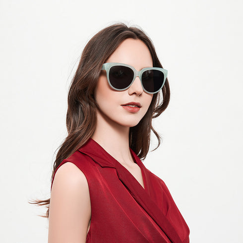 Round Acetate Women's Sunglasses 20A8105